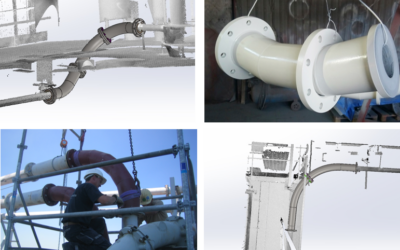 Précision et innovation : scan 3D et rétroconception pour une ligne de transport pneumatique DN100