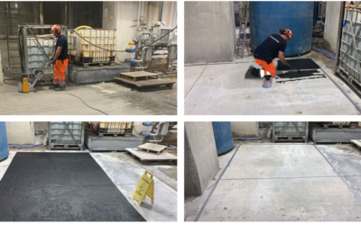 Mise en œuvre réussie d’un produit antidérapant chez notre client papetier !