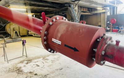 Conception d’une rotule de conduite de capot de chauffe revêtue de céramique pour l’industrie cimentière