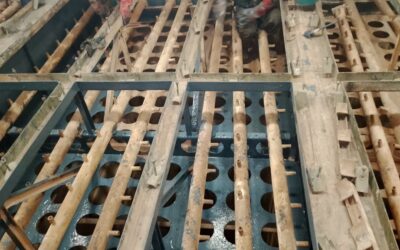 Anti-Corrosion Treatment of a Clean Air Plenums in a Bag Filter at a Cement Plant